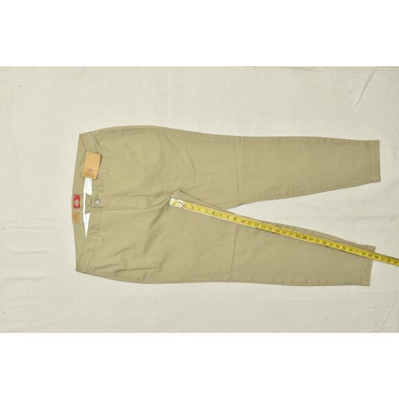 Dickies Juniors Skinny Jeans Plus Size 18 Khaki Pants Cotton Blend NEW - Picture 2 of 8